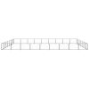 Dog Kennel Black 678.1 ft² Steel