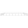 Dog Kennel Silver 871.9 ft² Steel