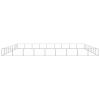 Dog Kennel Silver 775 ft² Steel