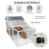 77"Large outdoor chicken coop Wooden chicken coop, duck coop with nest box, bird cage