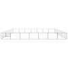 Dog Kennel Silver 678.1 ft² Steel